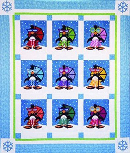  Penguin Paradise Quilt Pattern by Amy Bradley Designs - Image 1 of 1