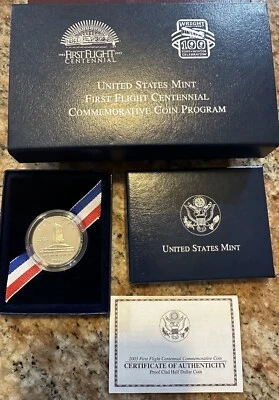 2003 First Flight Centennial Comm Coin Program, Half Dollar, Proof - Image 1 of 4