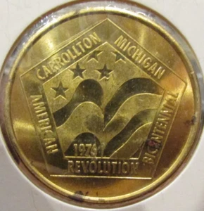 Ficha del Bicentenario Carrollton 1976, Michigan Mich. - Imagen 1 de 2