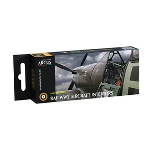 Arcus #E3006 Emaille Lack Set RAF WW2 FLUGZEUG INNENAUSSTATTUNG 6 Farben im Set 10ml - Bild 1 von 14