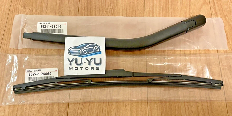 Lexus Genuine LX470 Toyota Land Cruiser LC100 Rear Wiper Arm Blade Set OEM JDM Foto 1 de 4