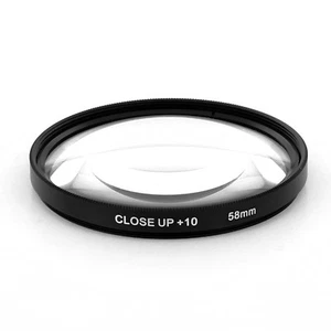 Macro +10 Close Up Glass Filter Lens 58mm DSLR camera - Picture 1 of 1