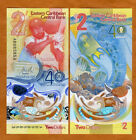 Eastern East Caribbean, $2 2023, Commemorative Polymer, Ab-Prefix, P-W61, Unc