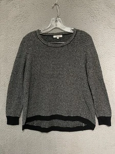 Suéter Madewell Mujer Mediano Negro Tejido Riverside Punto Pullover Estilo F5930 - Imagen 1 de 5