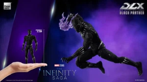 Threezero Marvel Avengers The Infinity Saga DLX Black Panther 1/12 Scale Figure - Imagen 1 de 19