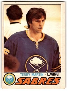 1977-78 O-Pee-Chee Terry Martin Rookie #318 Buffalo Sabres