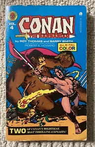 Conan The Barbarian Vol 4-Marvel Illustrated Paperback-Roy Thomas & Barry Smith - Picture 1 of 4