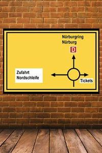 Authentisches Nürburgring Straßenschild - Bild 1 von 3