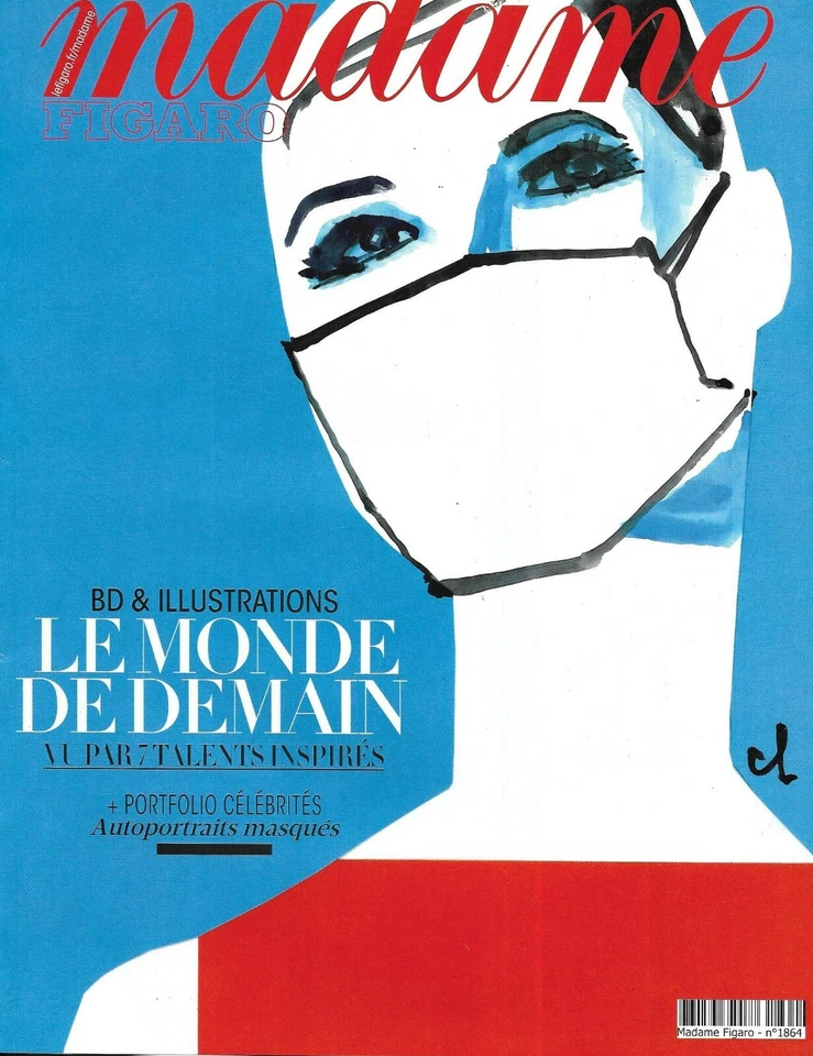 MADAME FIGARO n°23559 (n°1864) 15/05/2020 Monde de demain, BD/ Célébrités masque - Photo 1/1