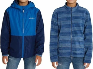 Eddie Bauer Boy's (Kids) Navy/Blue 3-in-1 Jacket (1511268) Size L - NWT - Picture 1 of 5