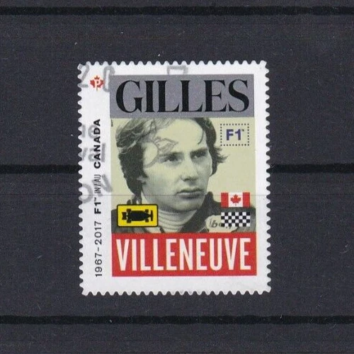 Канада - 2017 - марка F1 Жиль Вильнев - б/у - Изображение 1 из 1