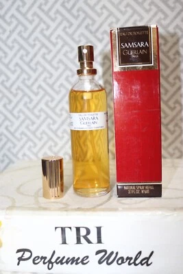SAMSARA Guerlain 女士淡香水喷雾补充装 3.1 液量 盎司 Guerlain 1988 — 第 1/2 张图片
