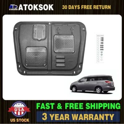 Auto Under Engine Guards Fit For 2011-2017 Nissan Quest Splash Guand Mud Flaps - Image 1 of 4