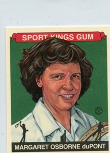 Margaret Osborne Dupont 2013 Sportkings Series F Mini #269 Tennis
