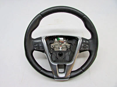 2013 Volvo S60 T5 Steering Wheel Black Leather 34110217A OEM 11 12 13 - Изображение 1 из 4