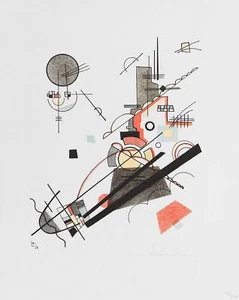 Happy Ascent by Wassily Kandinsky as HIQU Art Print on Canvas - Picture 1 of 2