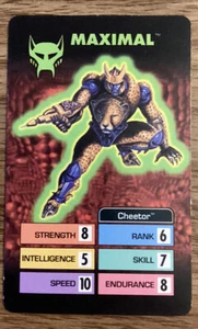 Beast Wars Maximal Cheetor Karte 1997 Hasbro - Bild 1 von 2