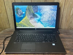 HP ZBook 17 G3 17.3" Laptop Intel Core i7-6700HQ 2.60GHz 8GB RAM 256GB SSD W11P - Picture 1 of 9