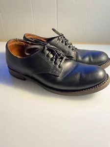 Red Wing Men's 10 D Heritage Black Beckman Foreman Work Shoes Oxfords 9043 USA - Picture 1 of 13