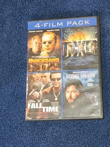 4 Film pack,(DVD) Ticker, Fall time, Above the law, Quicksand WS USED - Picture 1 of 2