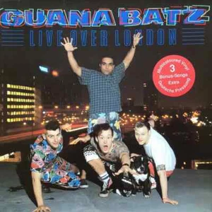 LP The Guana Batz Live Over London CLEAR MULTICOLOURED SPRINKLED NEAR MINT - Imagen 1 de 1