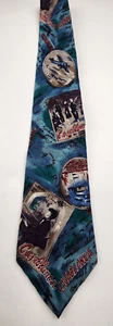 VTG 93 Casablanca American Film Classics Turner Entertainment Tie 100% Silk USA - Picture 1 of 19