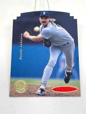 1995 Upper Deck SP Championship Randy Johnson #186 Die-Cut Seattle Mariners HOF - Image 1 of 3