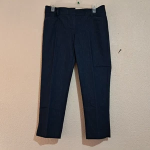 7th avenue design studio Dark Blue Capris Women Size 4 New no Tag - Picture 1 of 6
