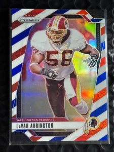 2024 Panini Prizm - LaVar Arrington #295 Red White & Blue Prizm Commanders - Picture 1 of 2