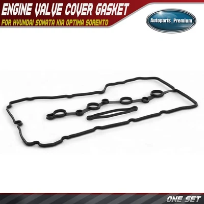 Engine Valve Cover Gasket Set for Hyundai Sonata 2010-2015 Kia Optima Sorento - Image 1 of 4