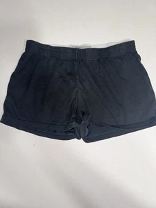 Vintage Champions Herren Größe Medium schwarz Laufen Jogging Shorts elastischer Bund - Bild 1 von 3