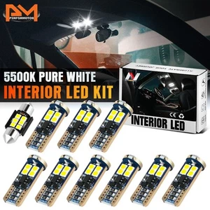 For 12-17 Toyota Camry Courtesy Dome Cargo Map Light Interior LED Bulb Kit 10Pcs - Picture 1 of 3