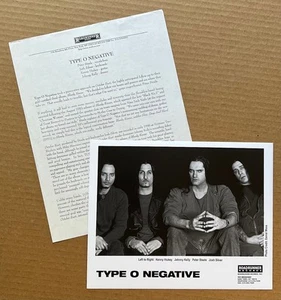 Type O Negative - October Rust RARE promo press kit '96 - Picture 1 of 1