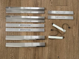 Orig. AMG Einstiegsschienen Set beleuchtet hinten u vorne Einstiegsleisten - Bild 1 von 4