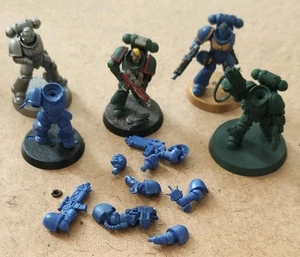 Warhammer 40k Space Marine Primaris Mixed Condition Bundle Spares Bits - Afbeelding 1 van 4