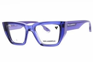 KARL LAGERFELD Eyeglasses KL6153-541-52 Size 52/19/square BRAND NEW W CASE - Picture 1 of 5