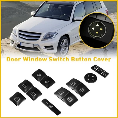 Armrest Door Window Switch Button Cover Trim Fit Mercedes-Benz CLS550 2012-2015 - Imagem 1 de 4