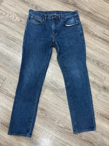 Brooks Brothers Jeans Herren 34x30 passt 33x29 blau Denim verwaschen gerades Bein Erwachsene - Bild 1 von 10