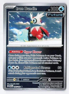 Iron Bundle 056/182 - SV04: Paradox Rift Uncommon REVERSE Holo NM - Image 1 of 2