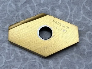 MADISON CUTTING TOOLS Duodex Spade Accusize Inserts 2.797" T-15 HSS Series V - Picture 1 of 5