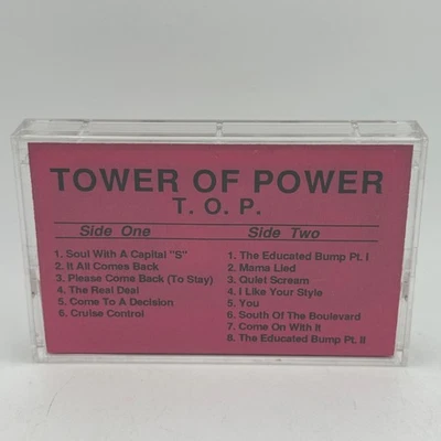 Tower of Power - T.O.P. Cassette Epic 1993 Funk Soul Advance PROMO Foto 1 de 4