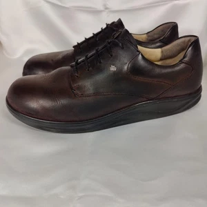 Finn Comfort Men’s Black Leather Lace Up Comfort Shoes Size US 12 W - Picture 1 of 12