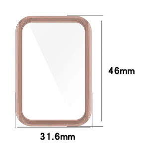 Custodia protettiva orologio guscio pellicola custodia integrata custodia protettiva per Oppo Band 2 - Foto 1 di 18