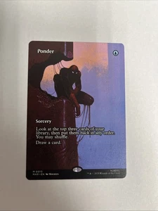 Ponder Borderless Nonfoil Spiderman MTG - Picture 1 of 10