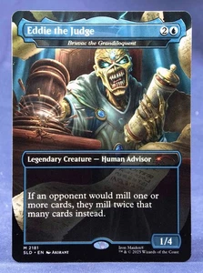 Eddie the Judge - Bruvac the Grandiloquent -MTG-Iron Maiden Secret Lair SLD-NM - Picture 1 of 2