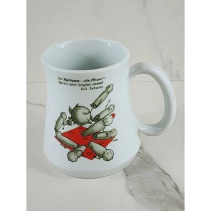 Rieber Bavaria Coffee Mug Teacup 12oz Exotic Design 4 3/4" White Porcelain  - Picture 1 of 14