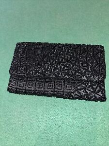 Beaded evening bag NWOT   clutch/ envelope w/ chain