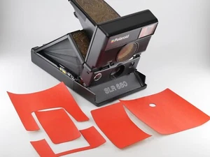 Premium rotes Lederbezug-Kit für Polaroid 690 SLR, 680 SLR und SX-70 - Bild 1 von 7