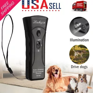 Ultrasonic Bark Stopper Control Anti Barking Away Pet Dog Train Repeller Device - Picture 1 of 23