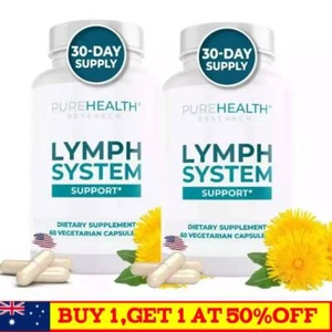 Lymphatic Support Supplement To Reduce Swelling, PureHealth Research - Picture 1 of 11